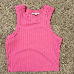 Mimosa pink crop tank, size small, smoke free home